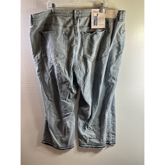 Edited by Hunter McGrady Women's Wide Leg Jean Size 22 NWT - Picture 7 of 10